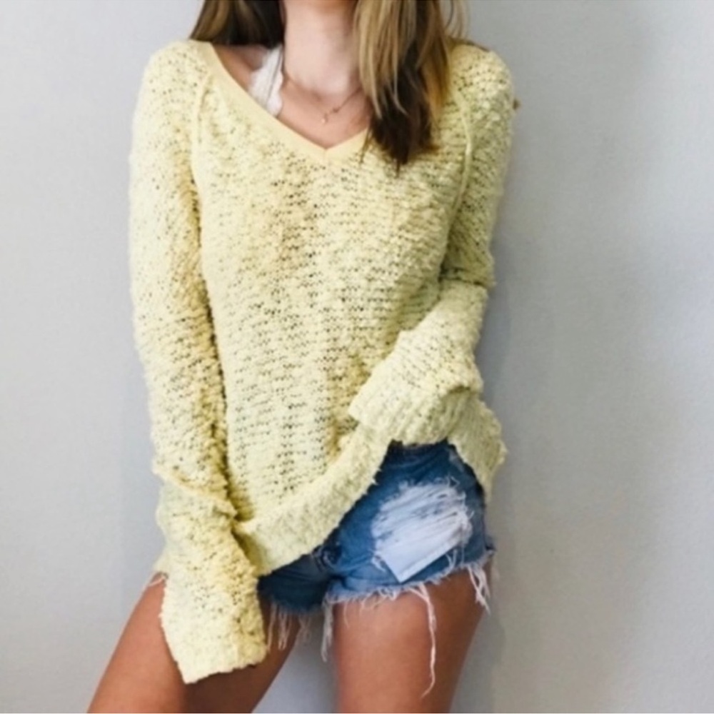 Free People Songbird Boucle Sweater